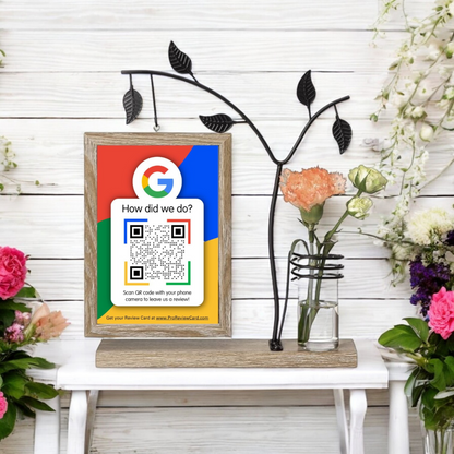 Google Review Stand - Designer